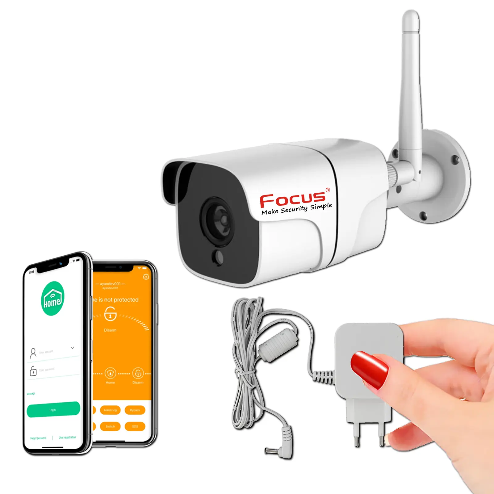Solution de vidéosurveillance connectée pour maisons, commerces et bureaux.