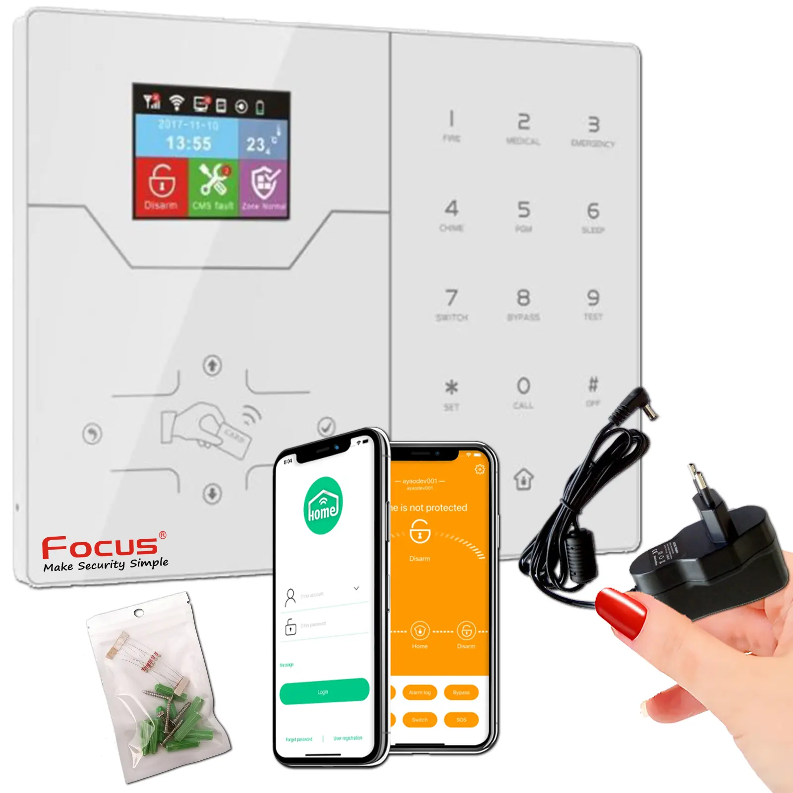 Detecteur mouvement MC565R DMT securite 433 MHz pour locaux pros et residences